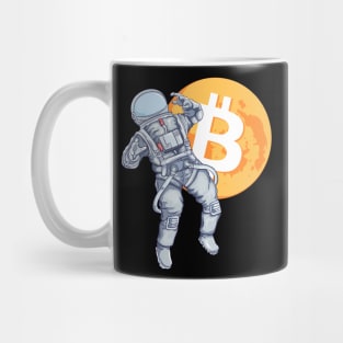 Bitcoin Cryptocurrency Astronaut Mug